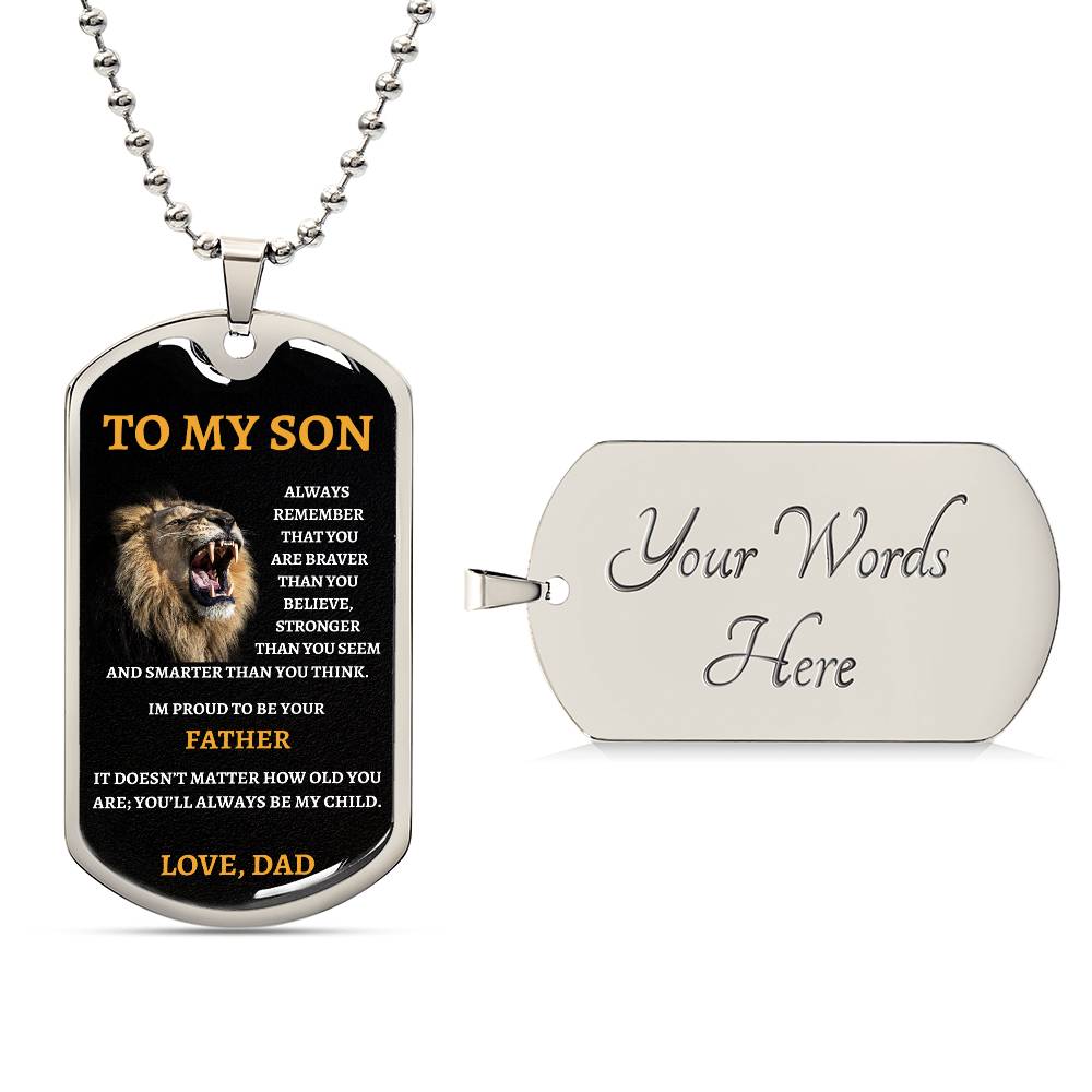 To My Son | Proud Father | Love Dad