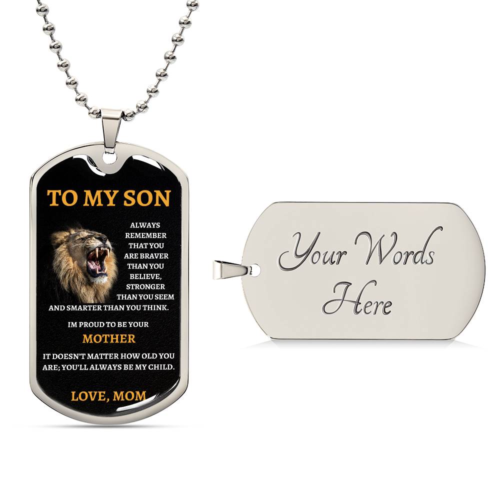 To My Son | Proud Mother | Love Mom