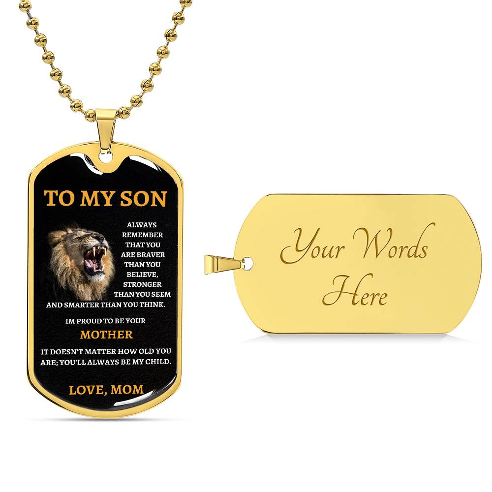 To My Son | Proud Mother | Love Mom