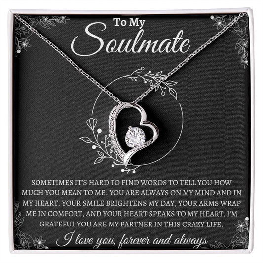 To my Soulmate | Love | Forever Love Necklace